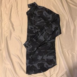 Gap Blue Camouflage Button Down